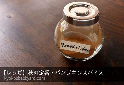 パンプキンスパイス