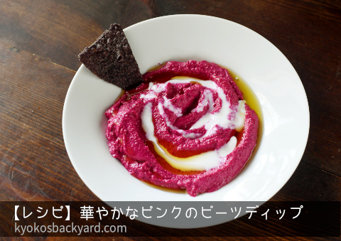 レシピ 華やかなピンクのビーツディップ Kyoko S Backyard アメリカで田舎暮らし キッチン編 レシピ 華やかなピンクのビーツディップ Kyoko S Backyard アメリカで田舎暮らし キッチン編